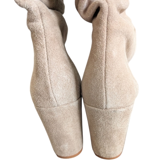 Steve Madden Sagan Suede Tall Knee Boots Tan sz 7.5 - Picture 3 of 9